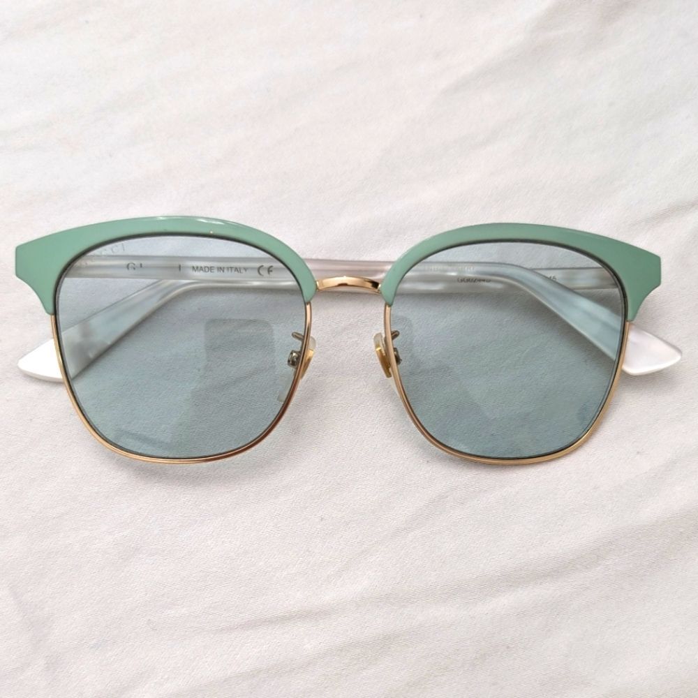 Gucci Green Clubmaster Sunglasses gg0244s